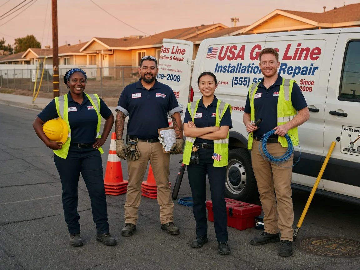 Gas Line Installation company in Wasco, IL